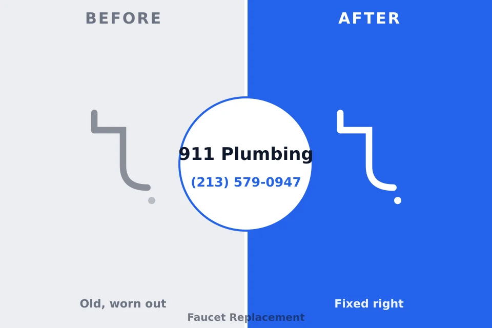 Before and after: plumbing company Warrenville, IL
